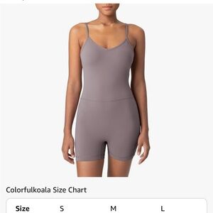 NWT- Women's Athleisure Romper Bodysuit Size Medium